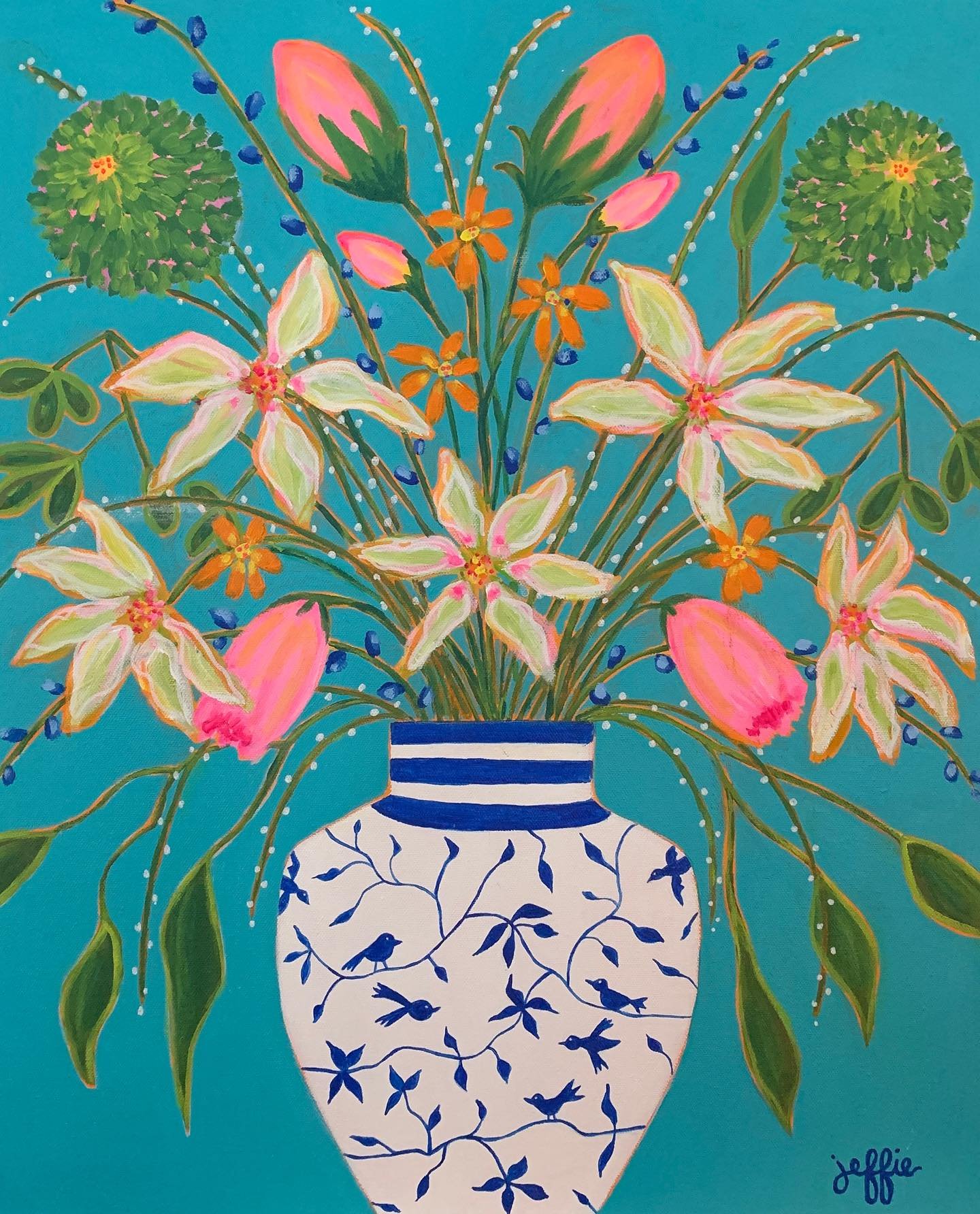 &ldquo;From Amsterdam, With Love&rdquo; #amsterdamflowers #lascrucesartist #artistsofpicachohills #iloveflowers #whimsicalflowers #flowersmakemehappy