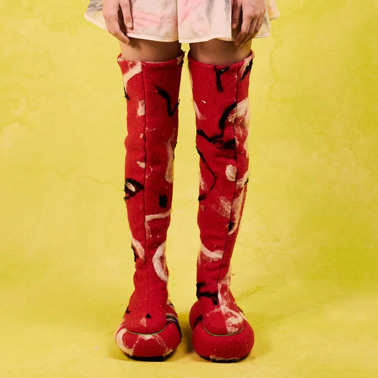 Patent Botas Rojas Shein Red Thigh High Sock Boots Store