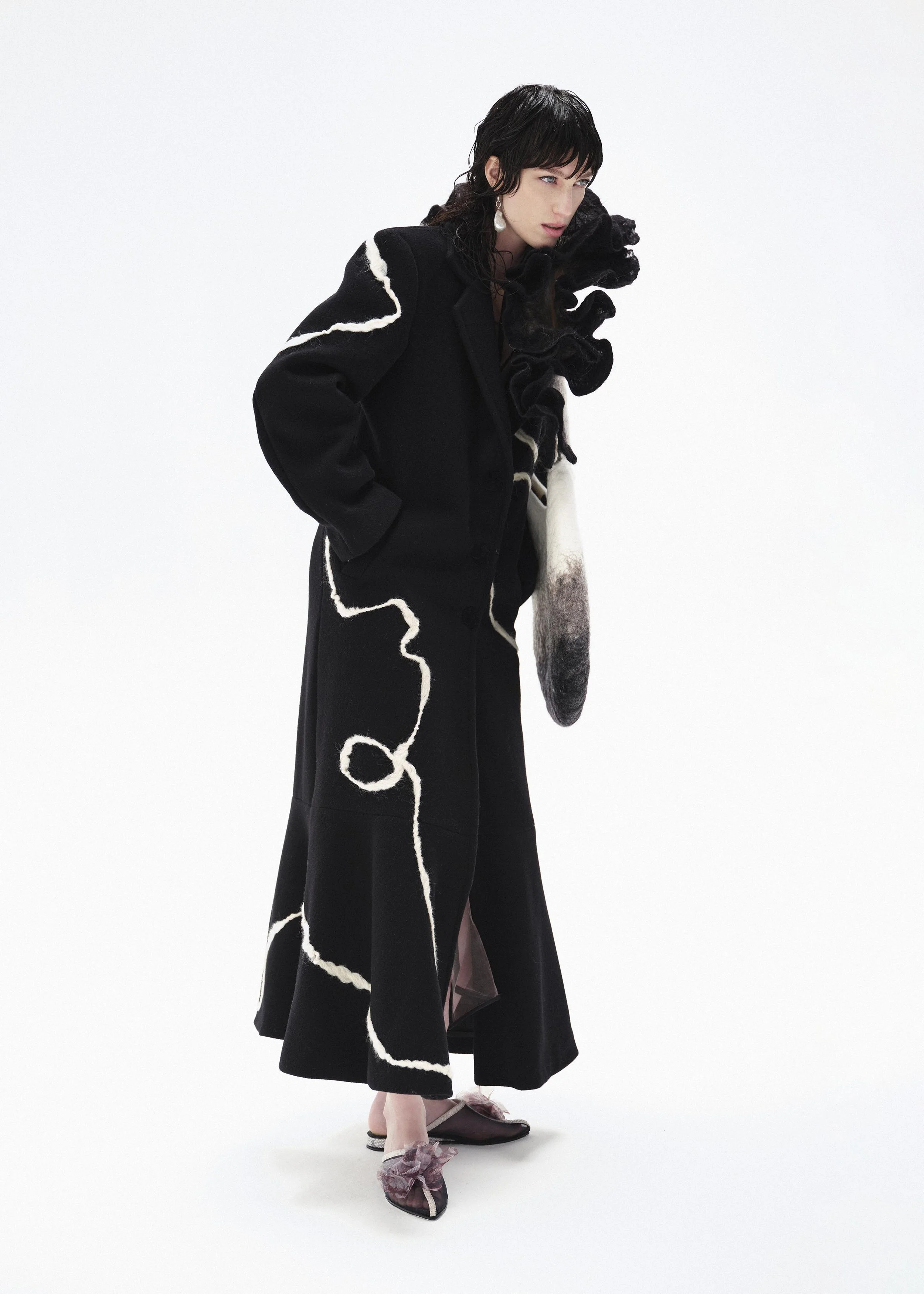 Wave Black Coat