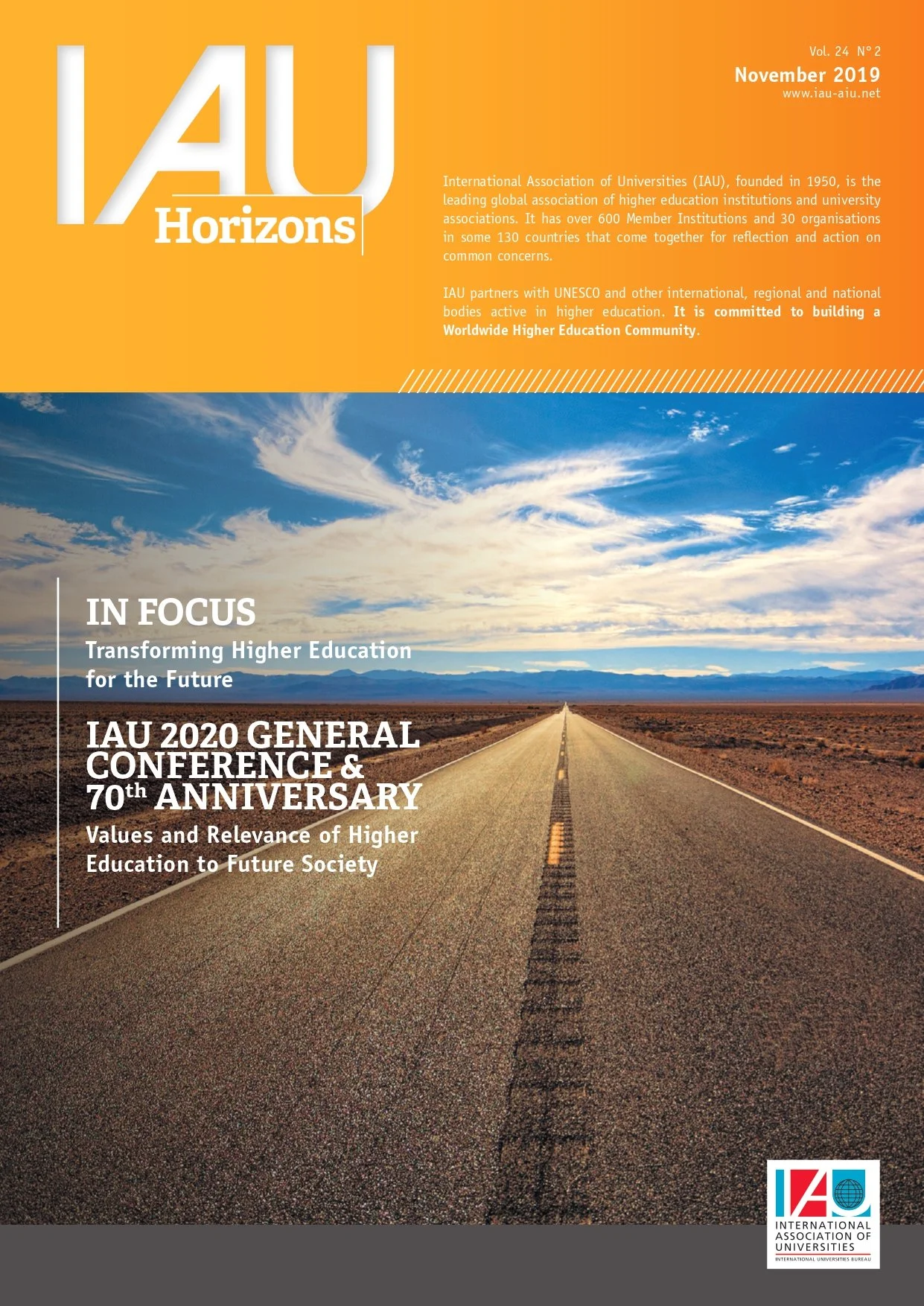 IAU Horizons: Transforming Higher Education for the Future