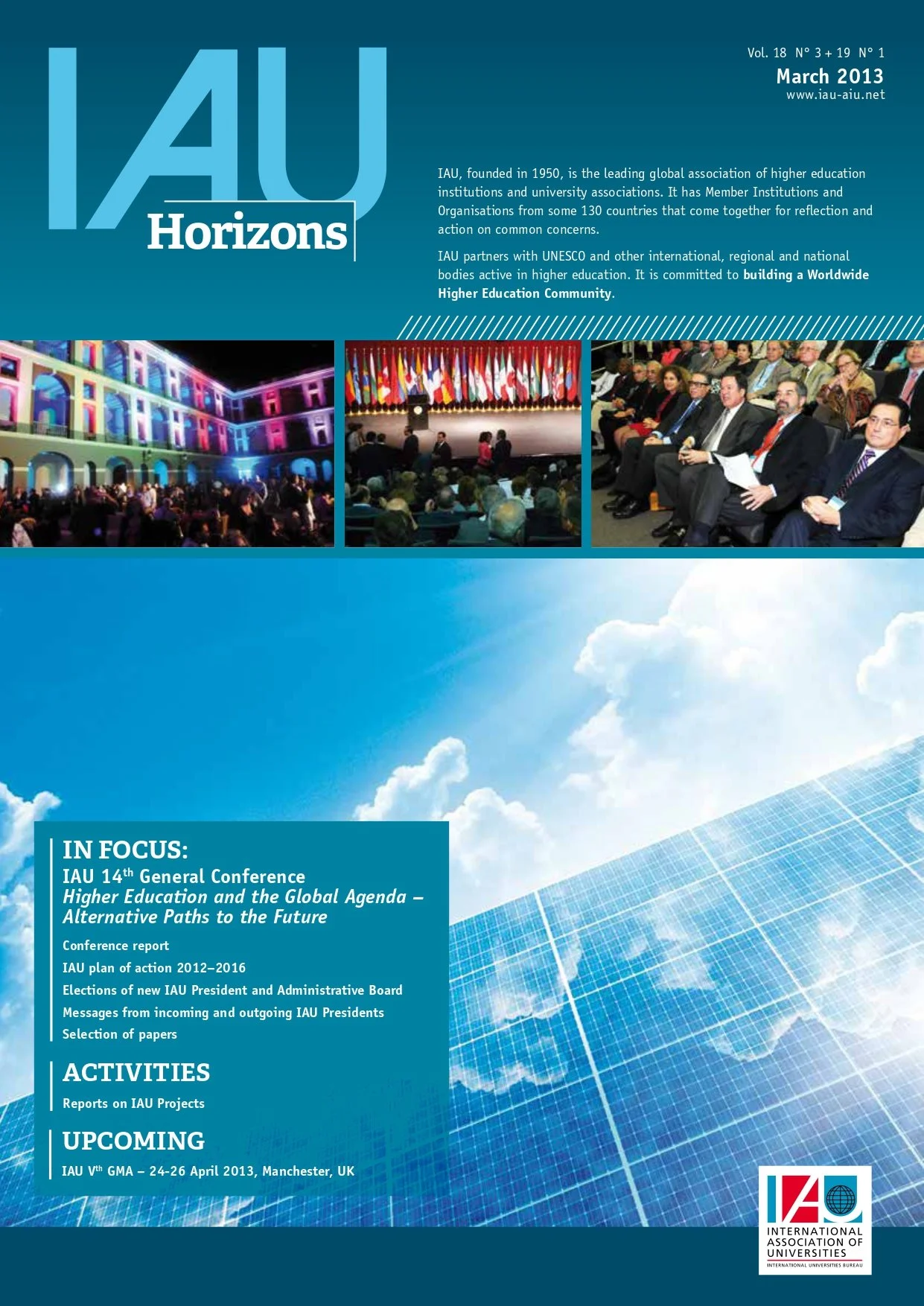 IAU Horizons: Higher Education and the Global Agenda – Alternative Paths to the Future