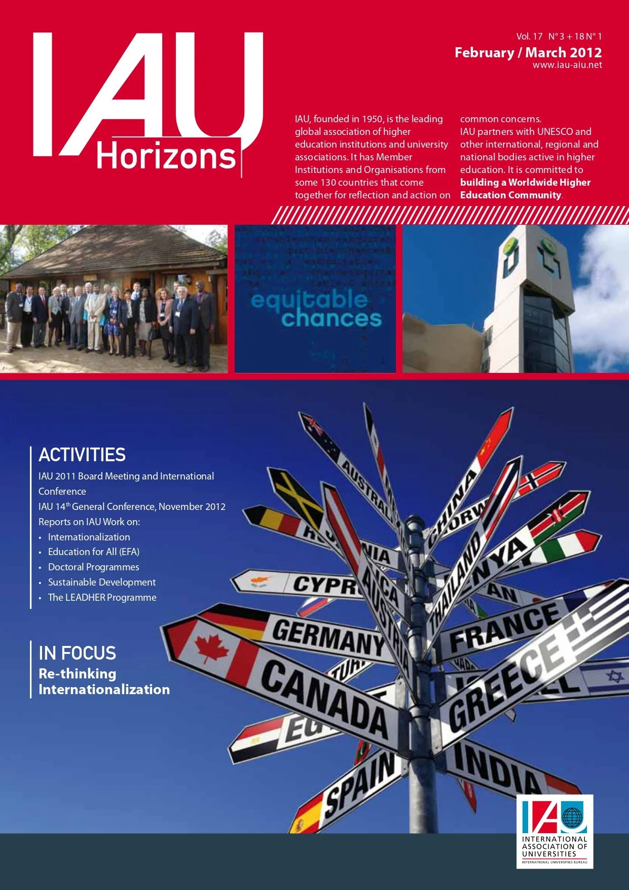 IAU Horizons: Re-thinking Internationalization
