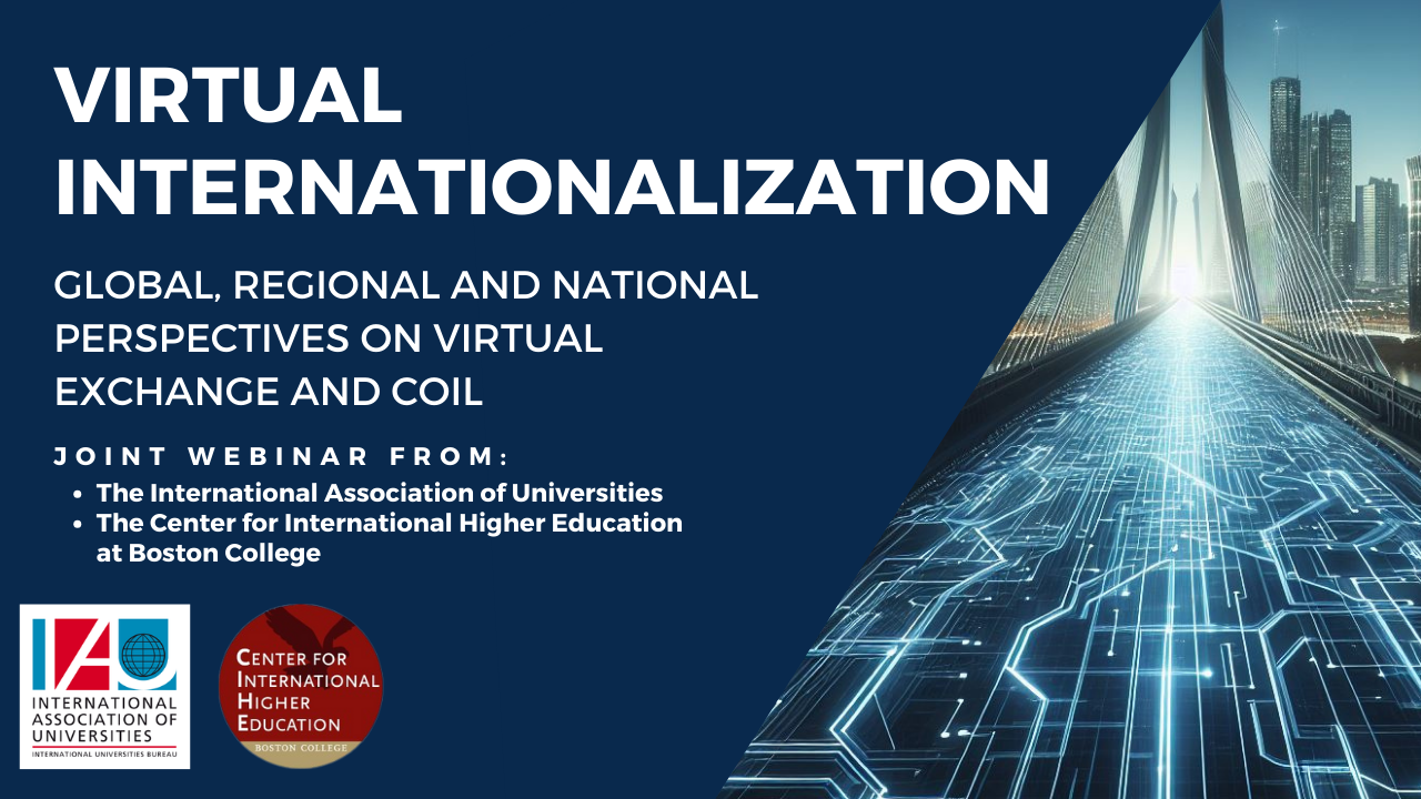 Virtual Internationalization: Global, Regional and National Perspectives on Virtual Exchange and COIL