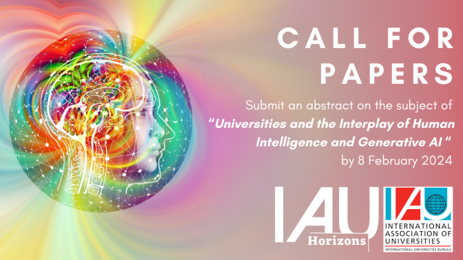 Call for Papers: Universities and the Interplay of Human Intelligence and Generative AI