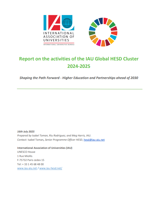 Shaping the Path Forward - Higher Education and Partnerships ahead of 2030