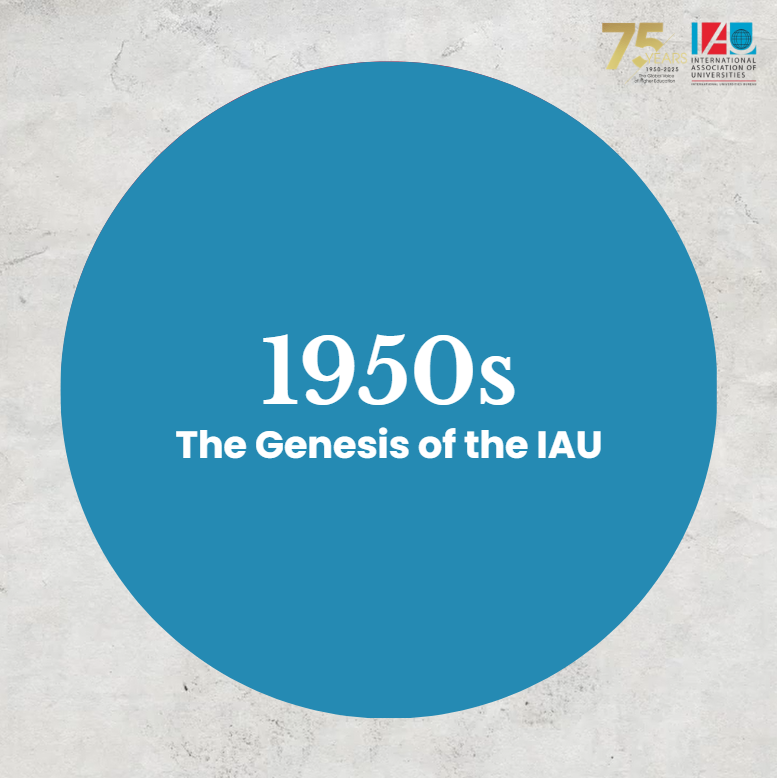 IAU Through the Decades: The 1950s