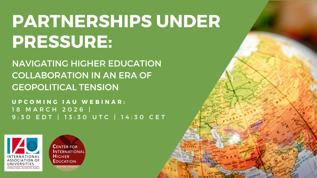 Alianzas bajo presión: cómo gestionar la colaboración en la educación superior en una era de tensión geopolítica