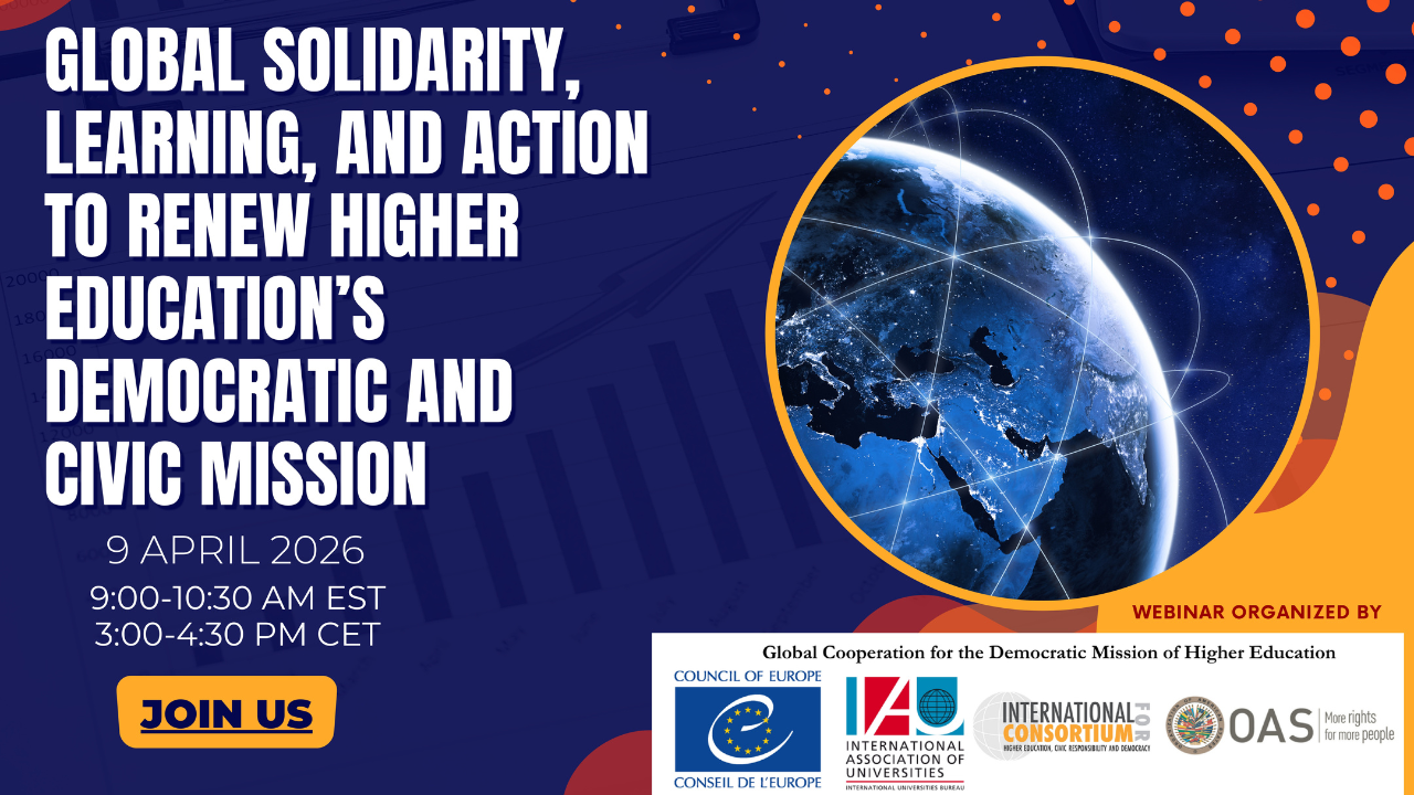 Global Solidarity, Learning, and Action to Renew Higher Education’s Democratic and Civic Mission