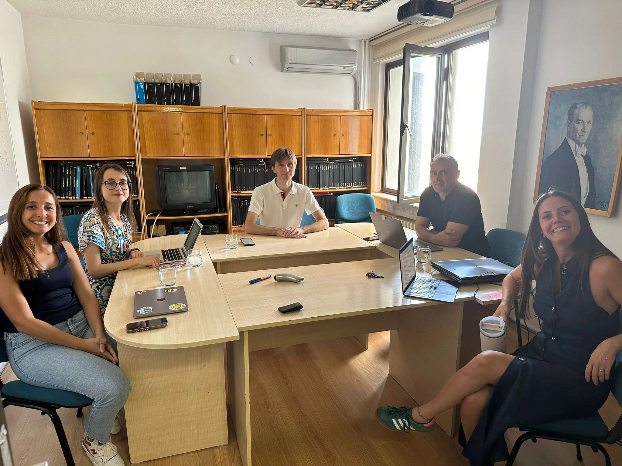 The authors meeting in Ankara, Turkeiye