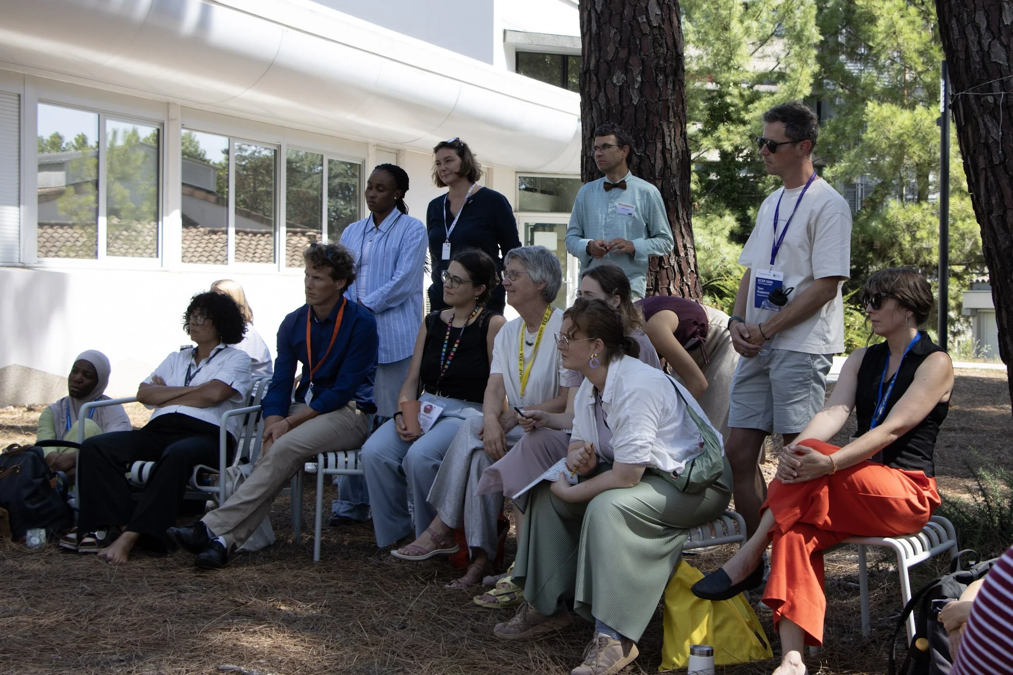  Participants at an outdoor session at the Higher Education Summit (HES) 2026. 