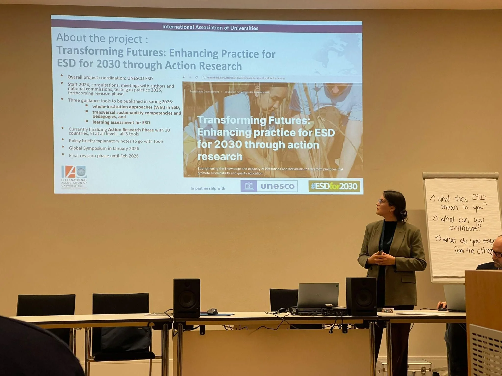 IAU Presentation: Transforming Futures: Enhancing Practice for ESD for 2030 through Action Research