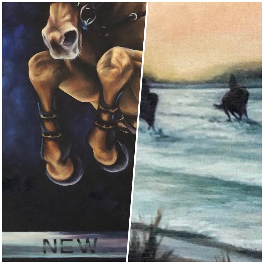 Two new paintings ready for Animal Art Paris 2018