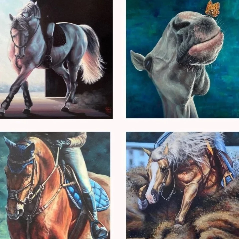 Equine Art Oil Paintings