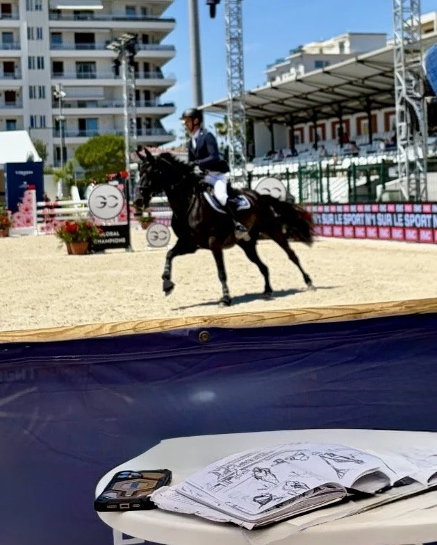 Catching the action in ink with the Prix Optitro 1.30m