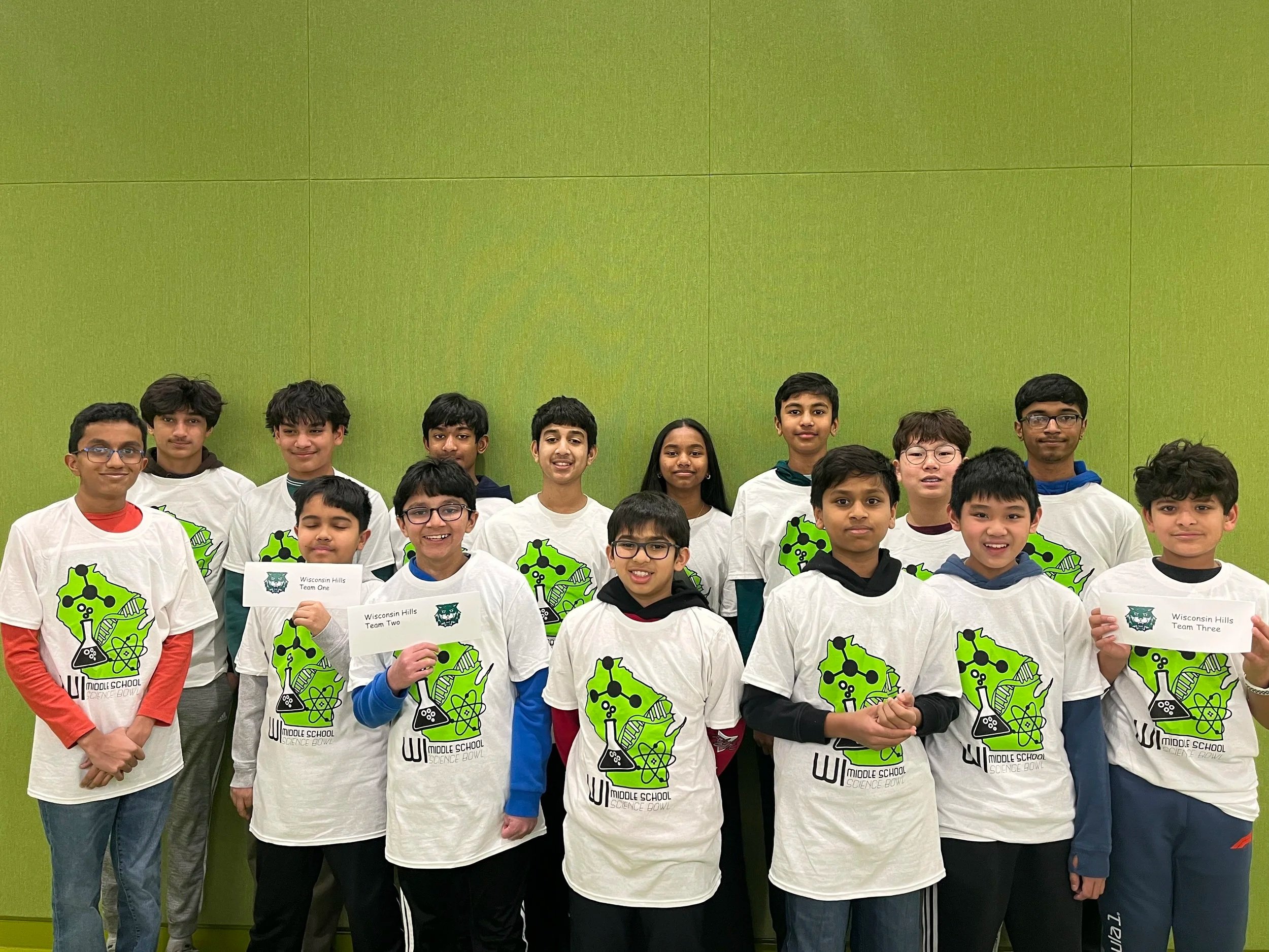 Wisconsin Hills Science Bowl Team