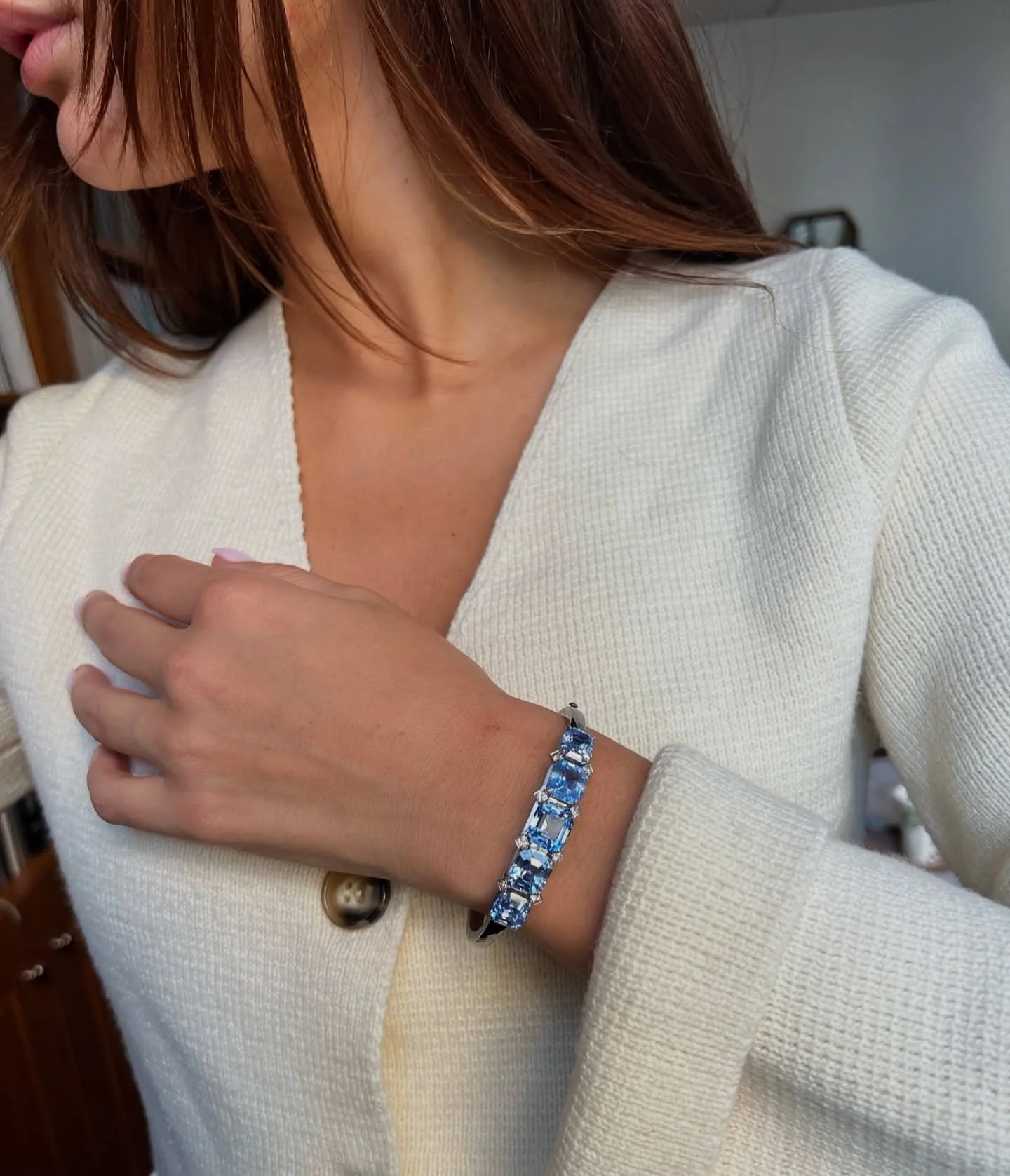 Sapphire &amp; Diamond Bracelet 💙
.
.
.
#jewelry #jewellery #gemstonejewelry #sapphire #unheatedsapphire #sapphirejewelry #sapphirebracelet