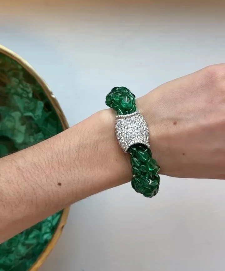 Emerald Beads and Diamond Bracelet 

#emeraldjewelry #oneofakindjewelry #emeraldbracelet #jewelryinspo #jewelryobsessed