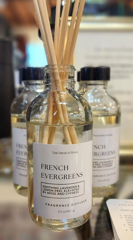 French Evergreens Reed Diffuser - Home Fragrance — Brass Velvet Trading Co.