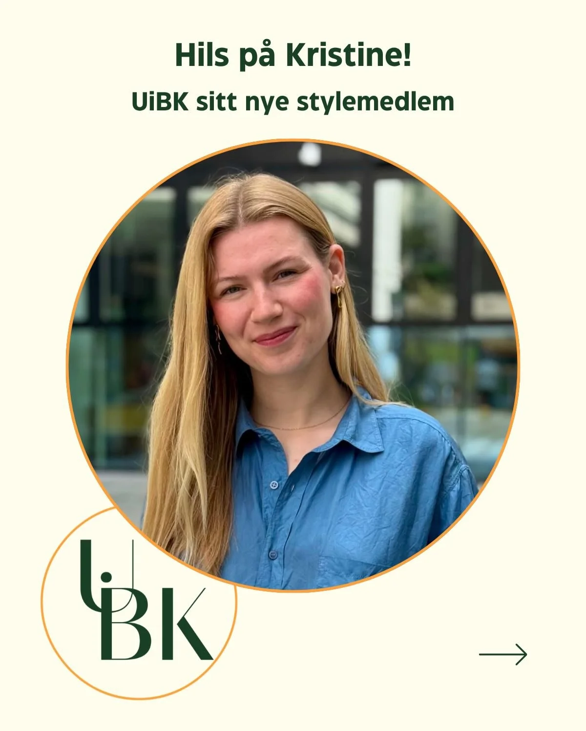 Vi er utrolig glade for &aring; ha f&aring;tt @kristinegullet med i styret, og gleder oss til alt vi skal f&aring; til sammen dette &aring;ret. 💚

For &aring; bli litt bedre kjent med henne har vi utsatt henne for v&aring;r sv&aelig;rt omfattende og