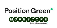 Logo av Mscop, med teksten 'Position Green' og 'Morescope'.