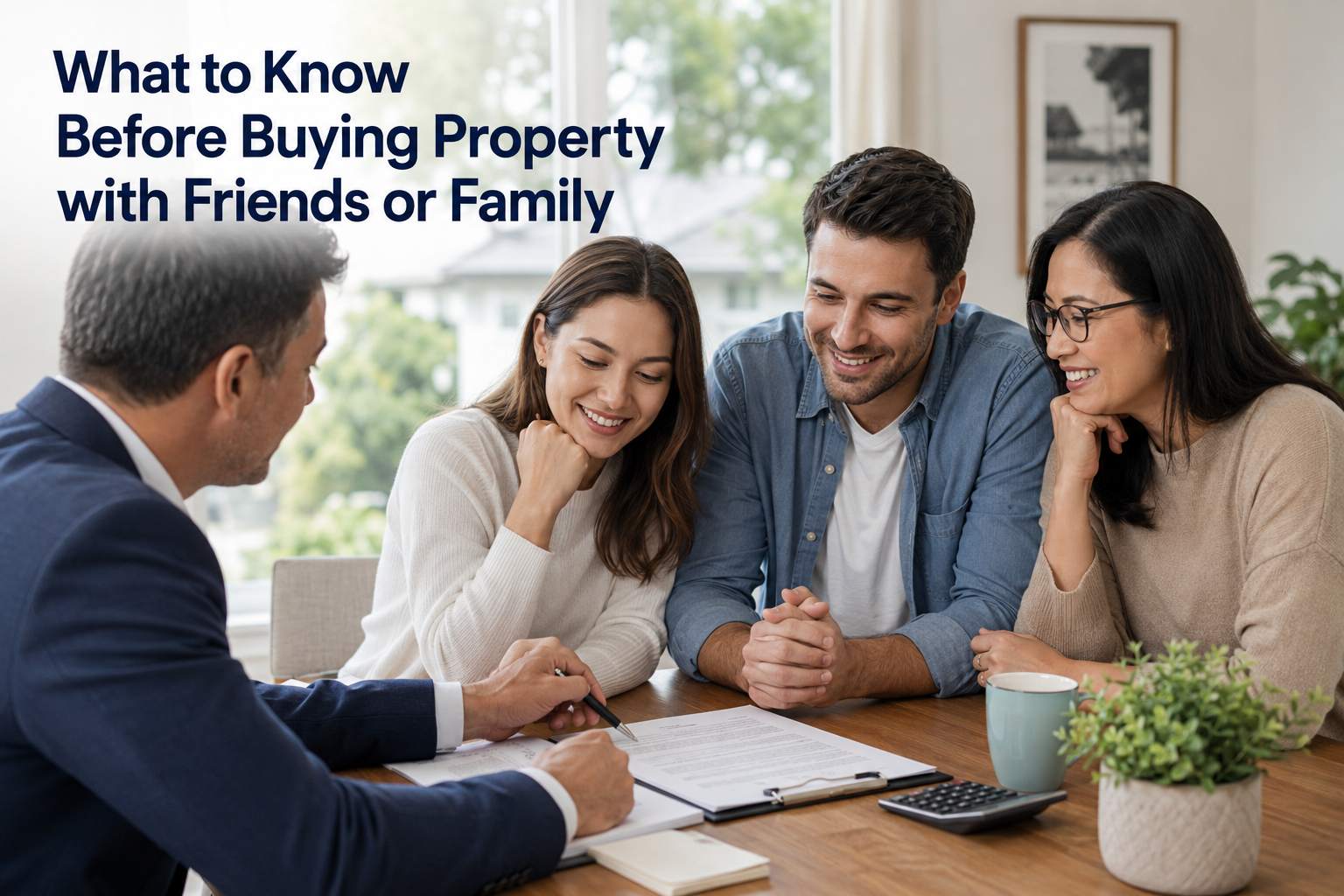 What to Know Before Buying Property with Friends or Family