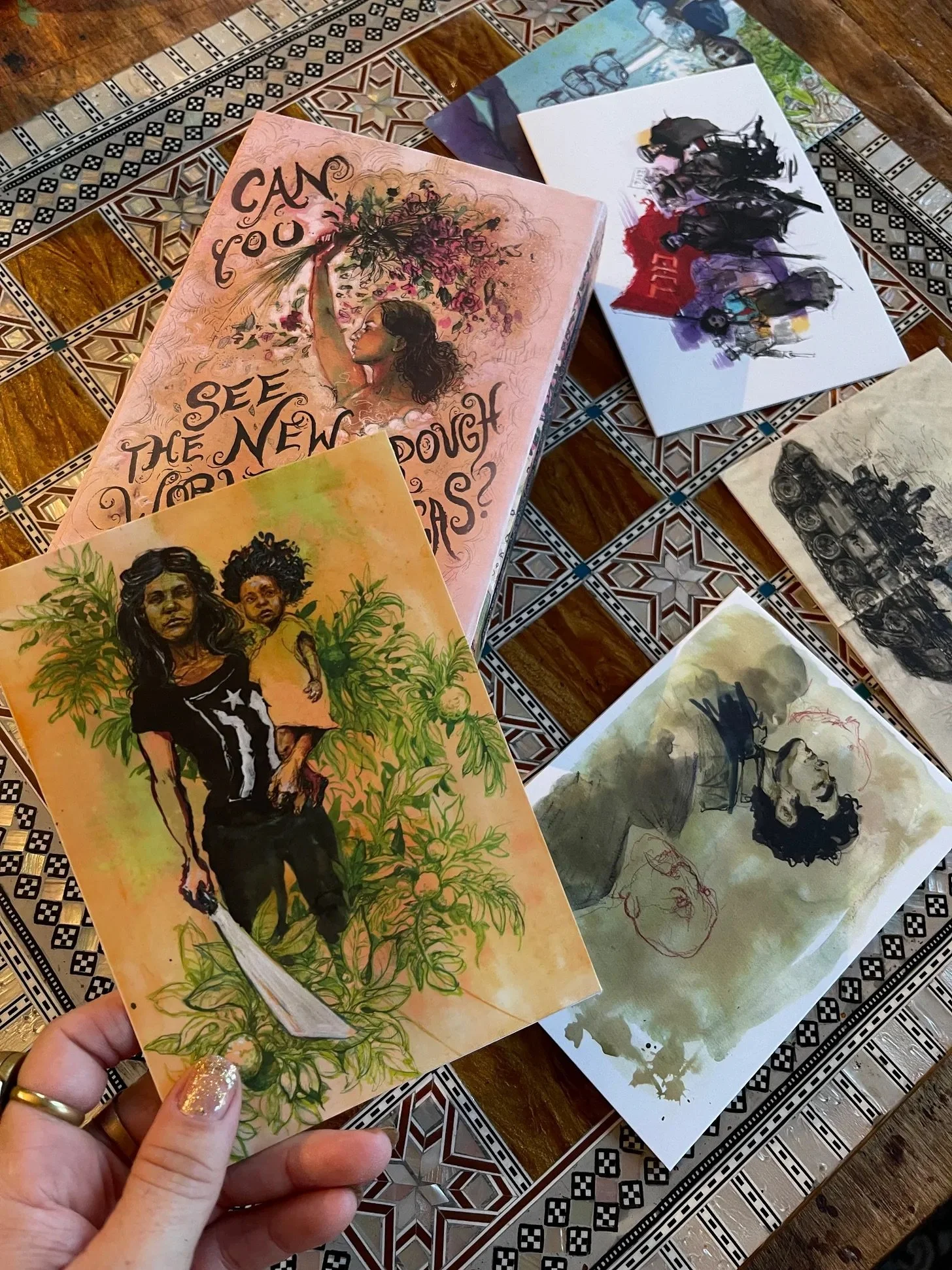 "Can You See The New World Through The Teargas?" Notecard Box Set