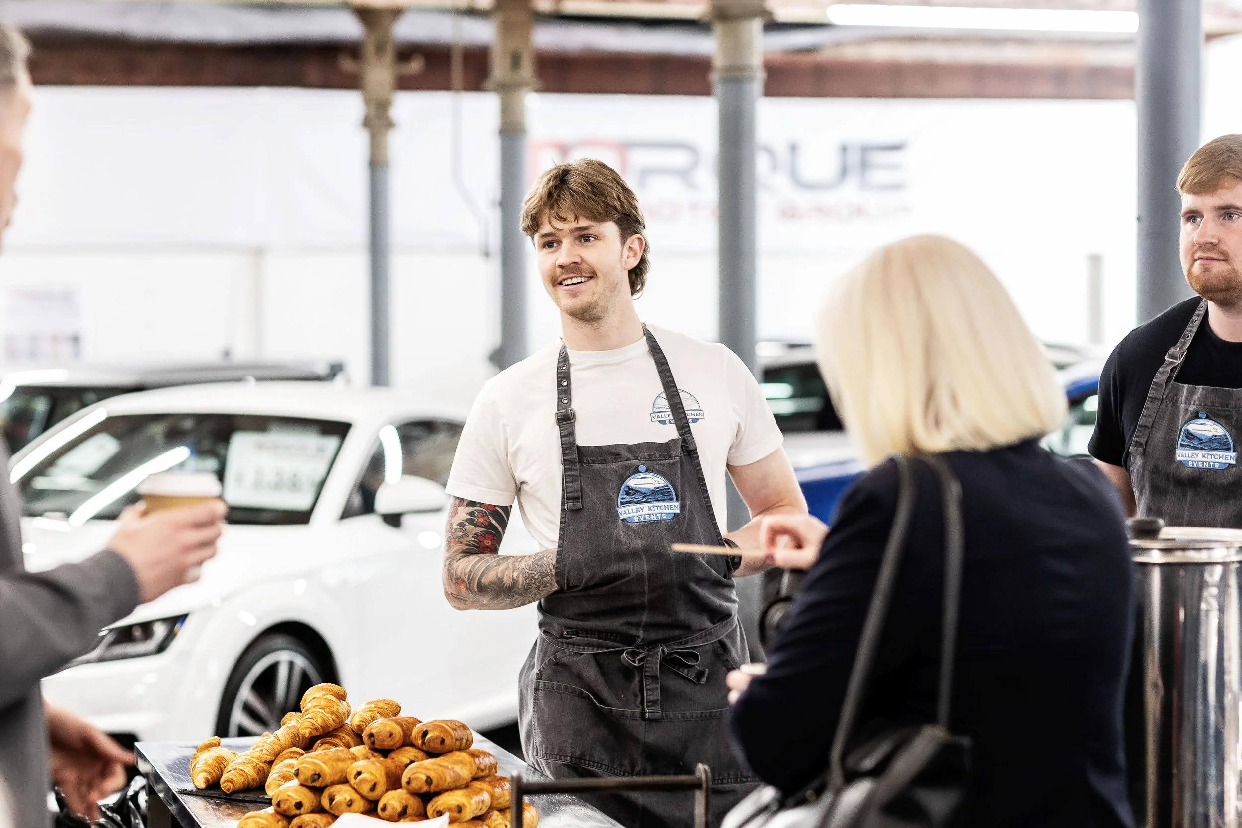Valley Kitchen providing breakfast at Torque Motor Group at the recent Kirkwood Business Movement