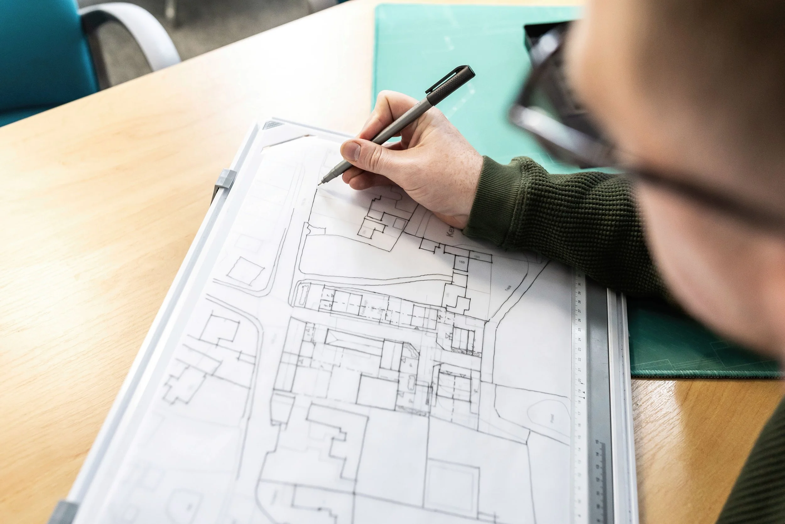 Heneghan-Architecture-drawing-plans, Huddersfield
