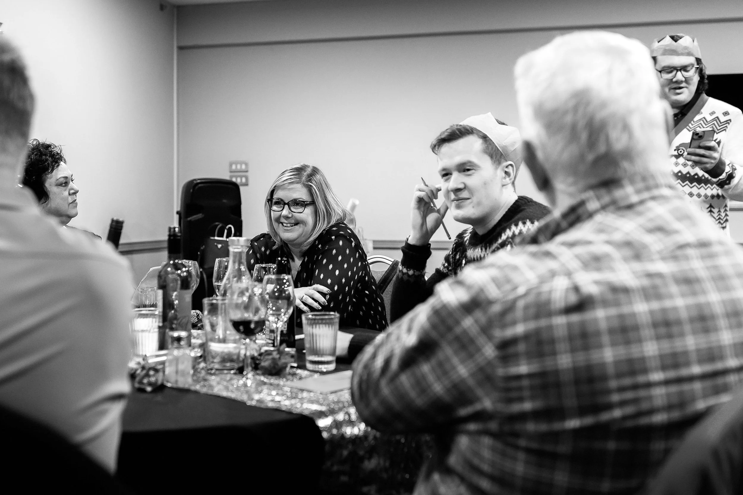 Christmas party photography Huddersfield business event