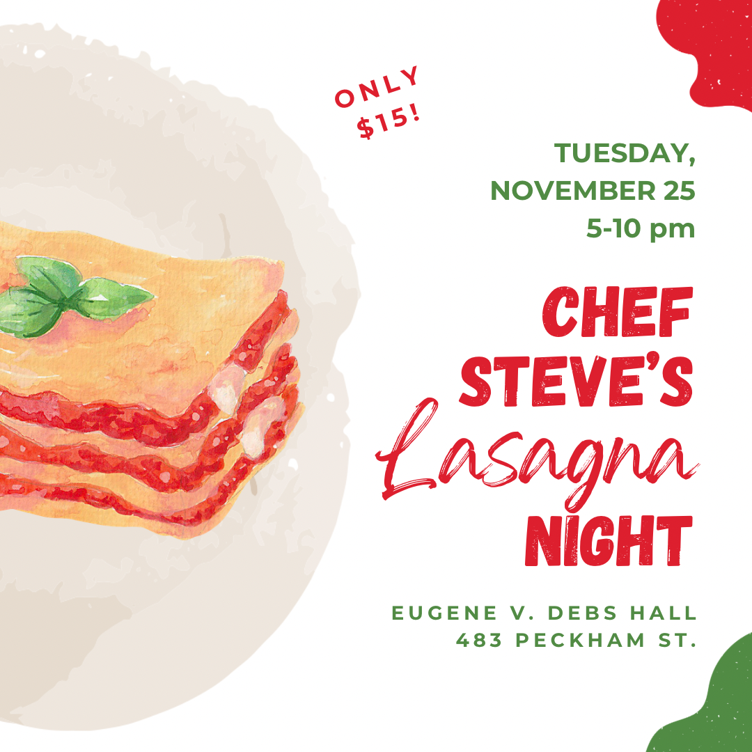 Chef Steve's Lasagna Night