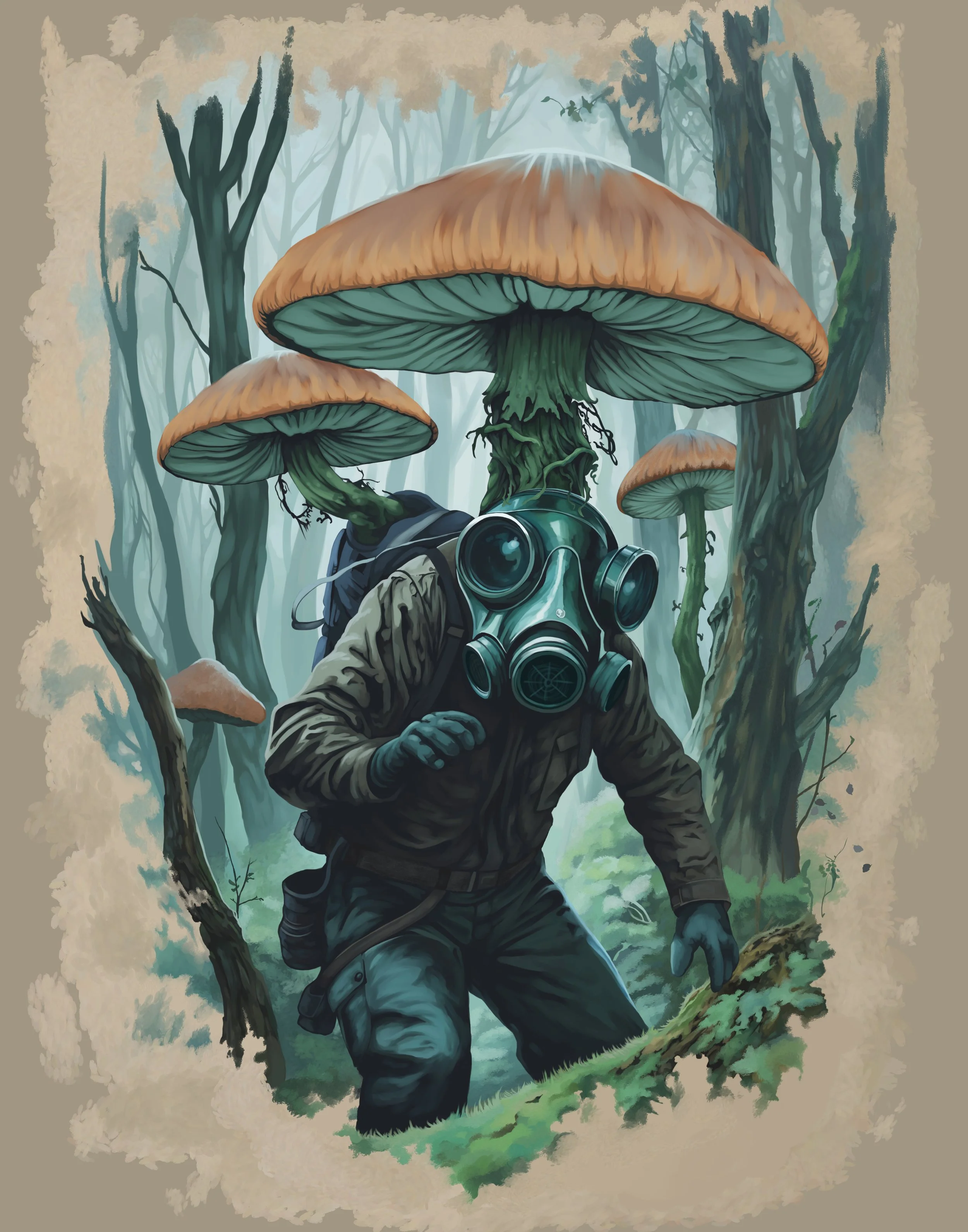 Moody Mushroom Hunter