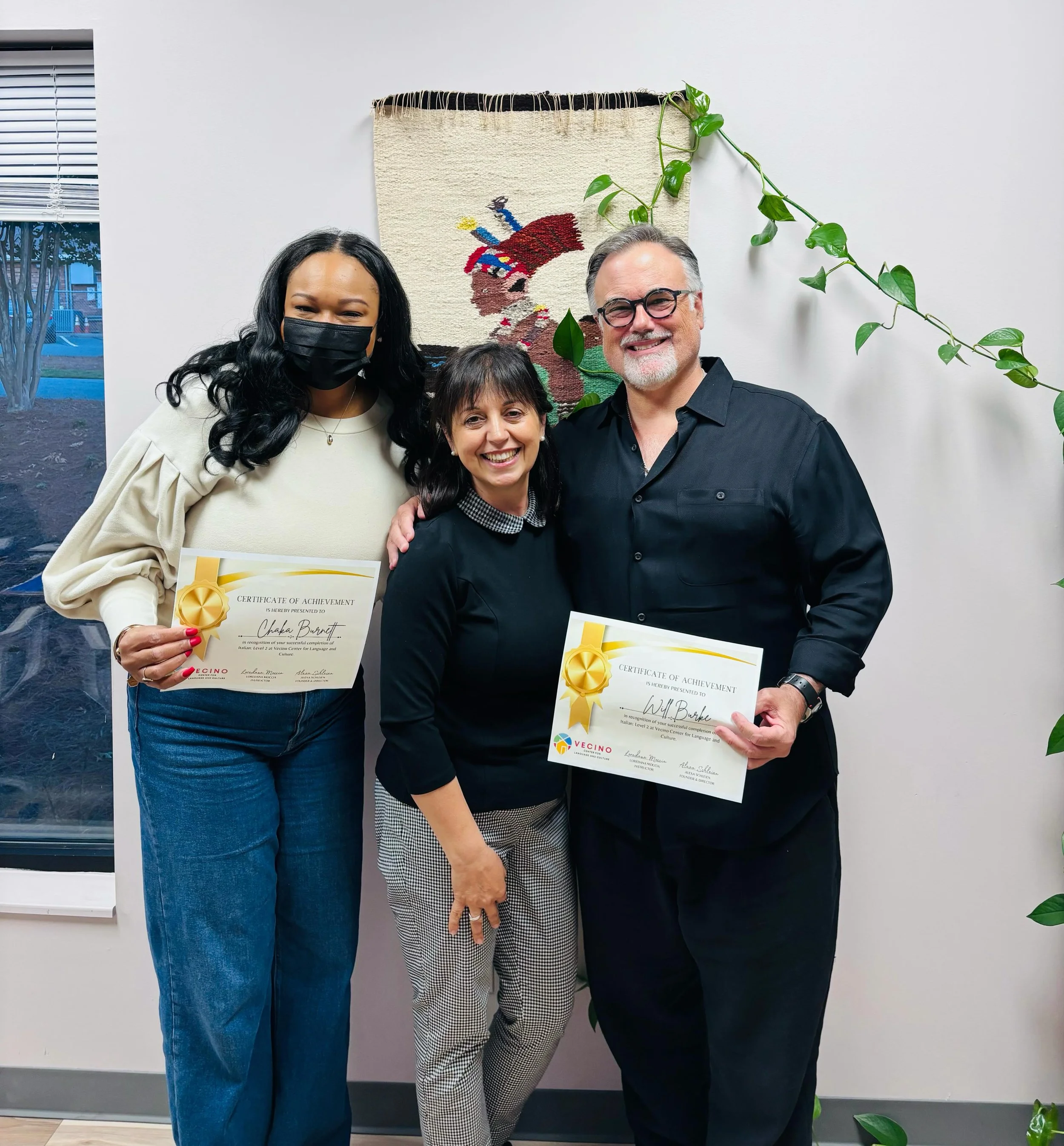 Congratulations to our most recent Italian Level 2 graduates! Italian Level 3&hellip; here they come! 🎉🥳👏🏽