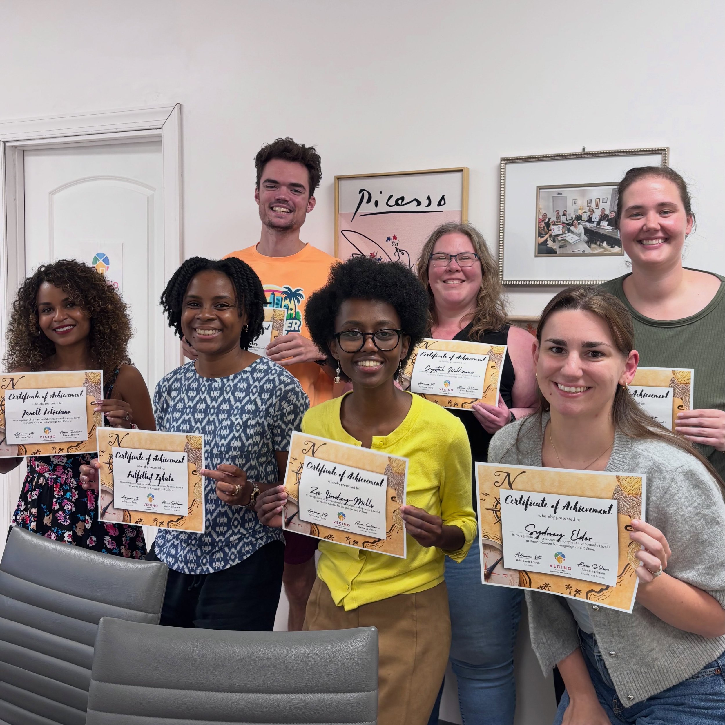 A great cohort makes a class and goodness me, what a phenomenal cohort!!! We&rsquo;re so proud of these Spanish Level 4 graduates ❤️🎓