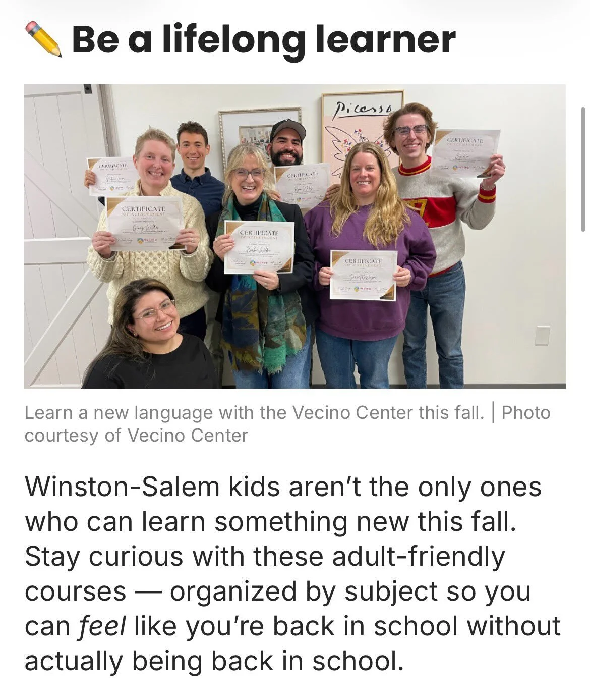Thank you for featuring us, @ourwstoday !  We read your newsletter every time it hits our inbox. You&rsquo;re the best! 💕
