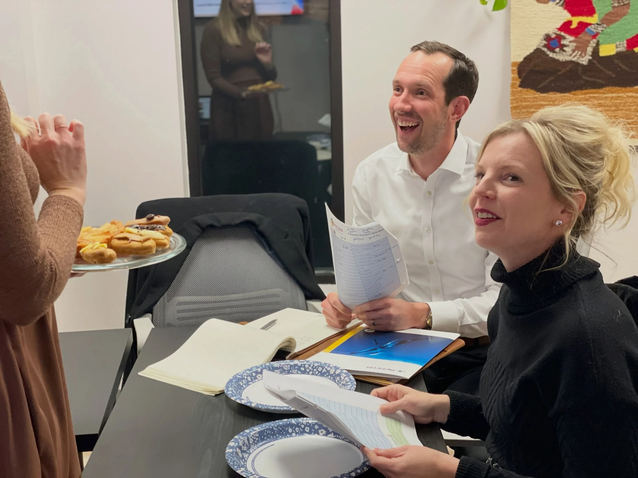Are you curious what being a student at Vecino Center looks like? Swipe through to see our actual students (we know&hellip; they look like models 😉!) participating in all sorts of fun and silly activities in class. Featuring: cooking, playing board 