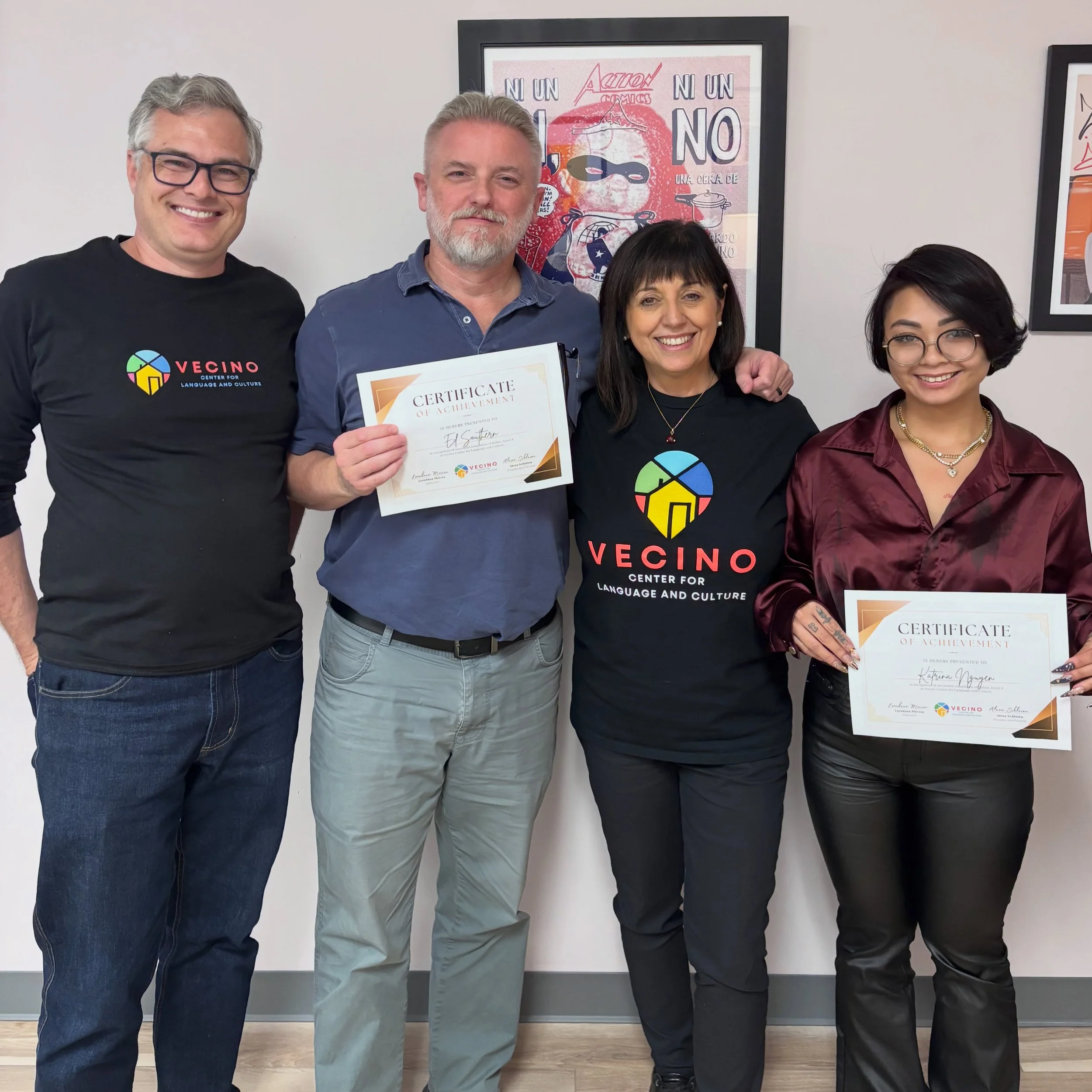 Congratulazioni to this phenomenal Italian Level 1 class! 🥂 We&rsquo;re so proud of you and your quick progress in the language. We can&rsquo;t wait to see how your Italian continues to evolve and where it will lead you! 🇮🇹