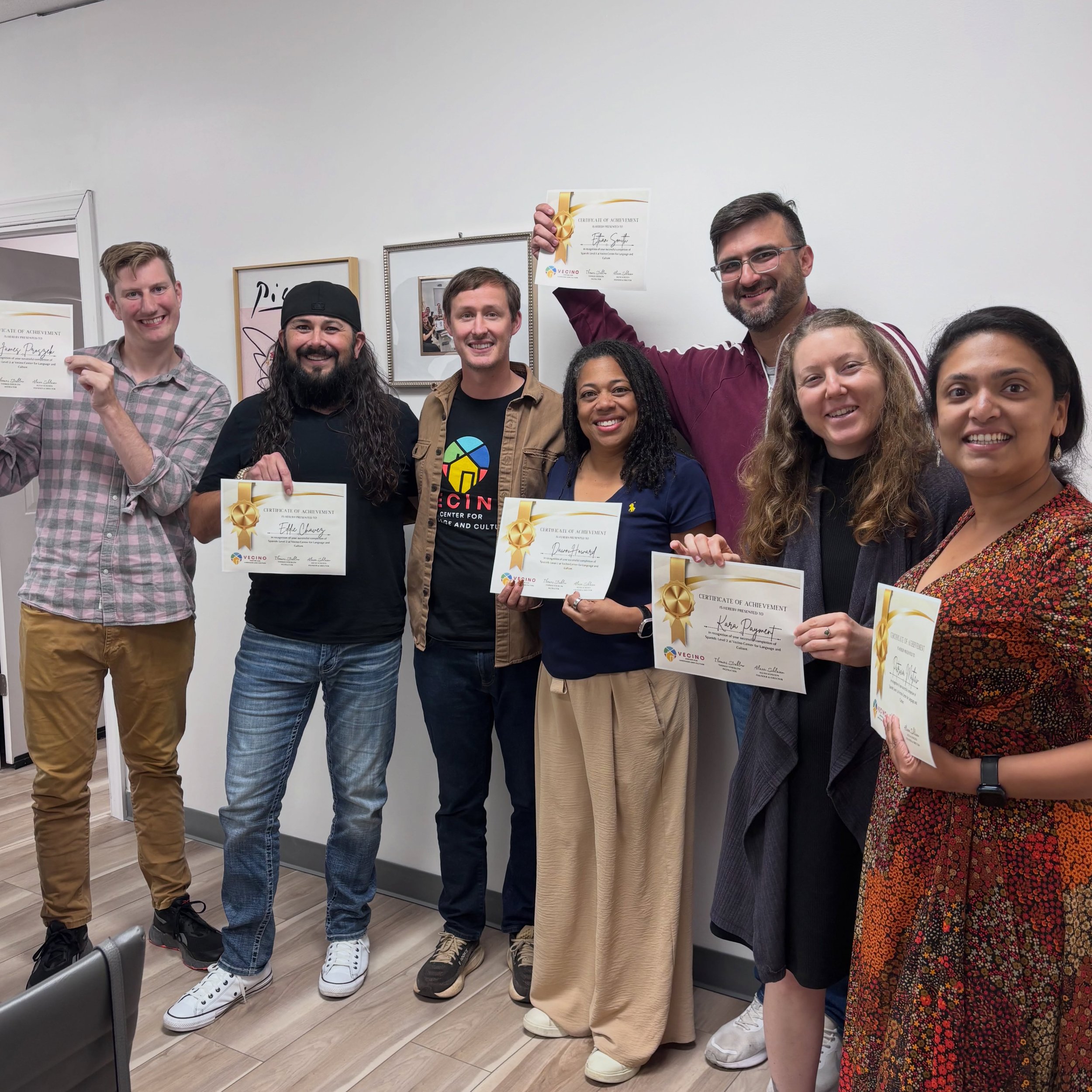 This Spanish Level 2 cohort knocked it out of the park. ⚾️🏟️We absolutely love this group and are so proud of their progress in Spanish! Thank you for making our community even more beautiful 💕