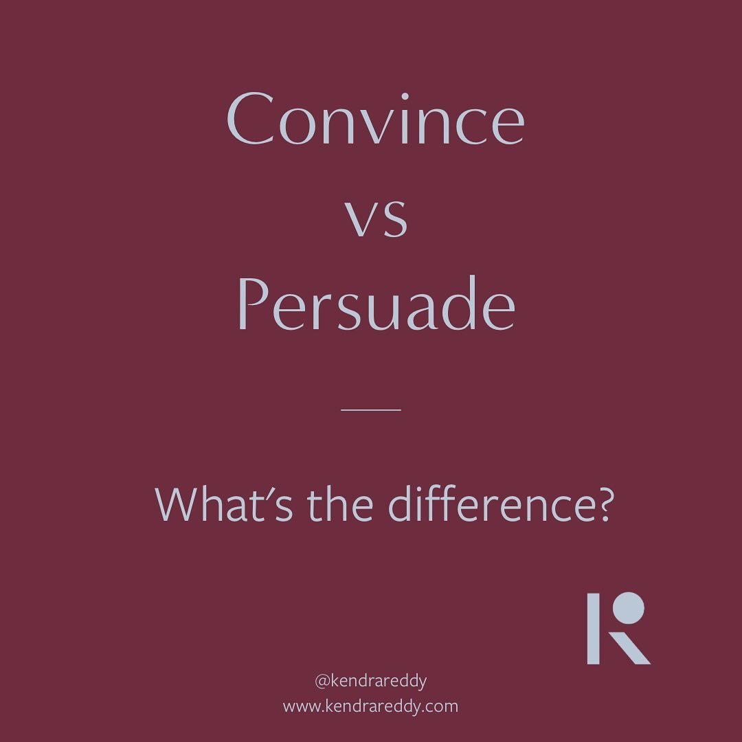 Let's break down the fine line between &quot;convince&quot; and &quot;persuade&quot;:

&quot;Convince&quot; means to make someone believe or feel sure about something, usually through reasoning or evidence.

On the other hand, &quot;persuade&quot; is