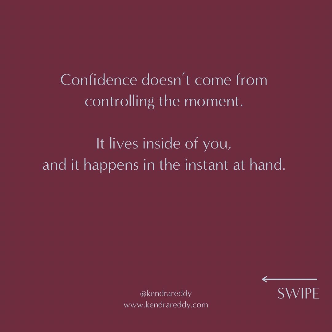 Allowing yourself to be yourself when you're with others doesn't require decades of therapy polished love for yourself. It merely requires the tolerance to follow word for word and instant by instant, the natural path of the moment. 

It sounds mad