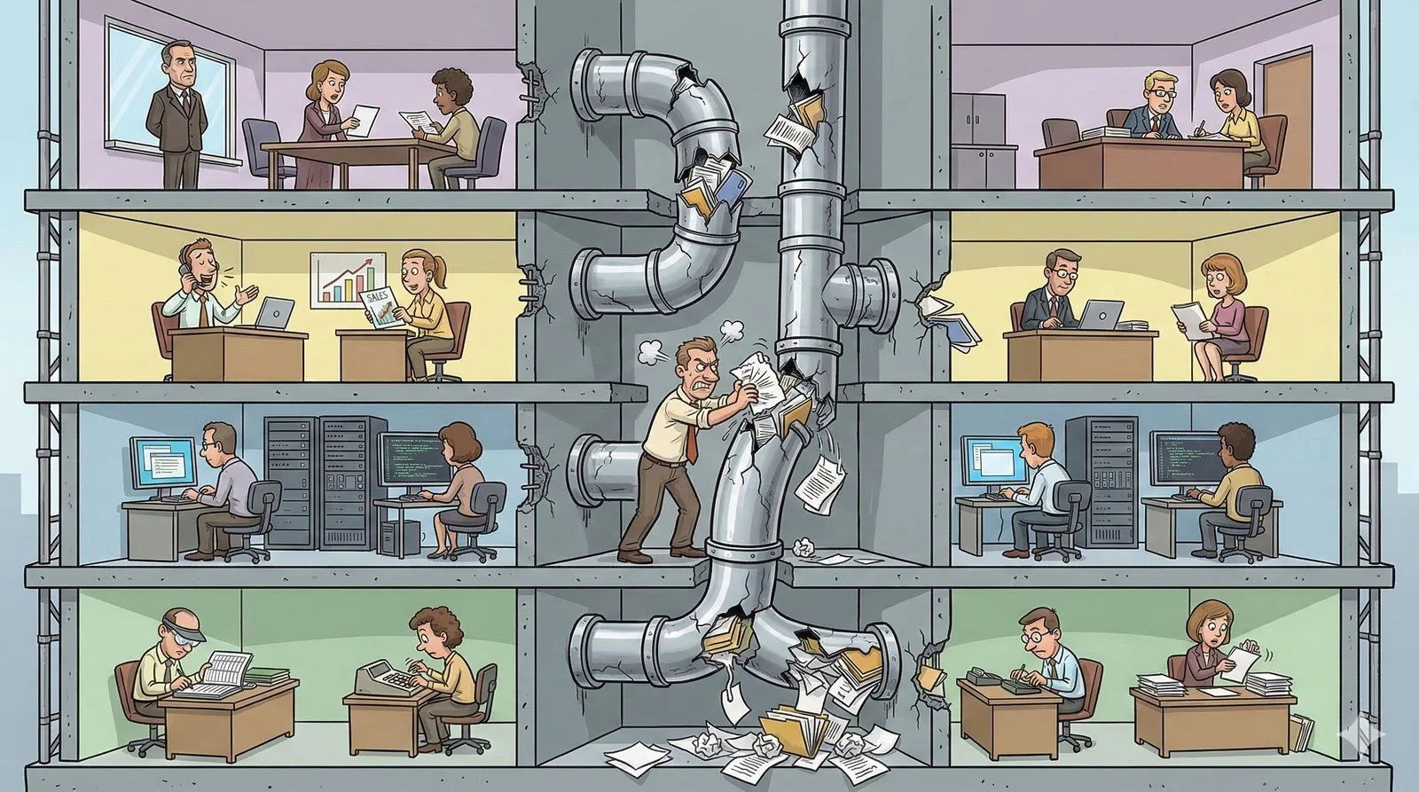 Vom Silo zum Wertstrom: Organisation neu denken