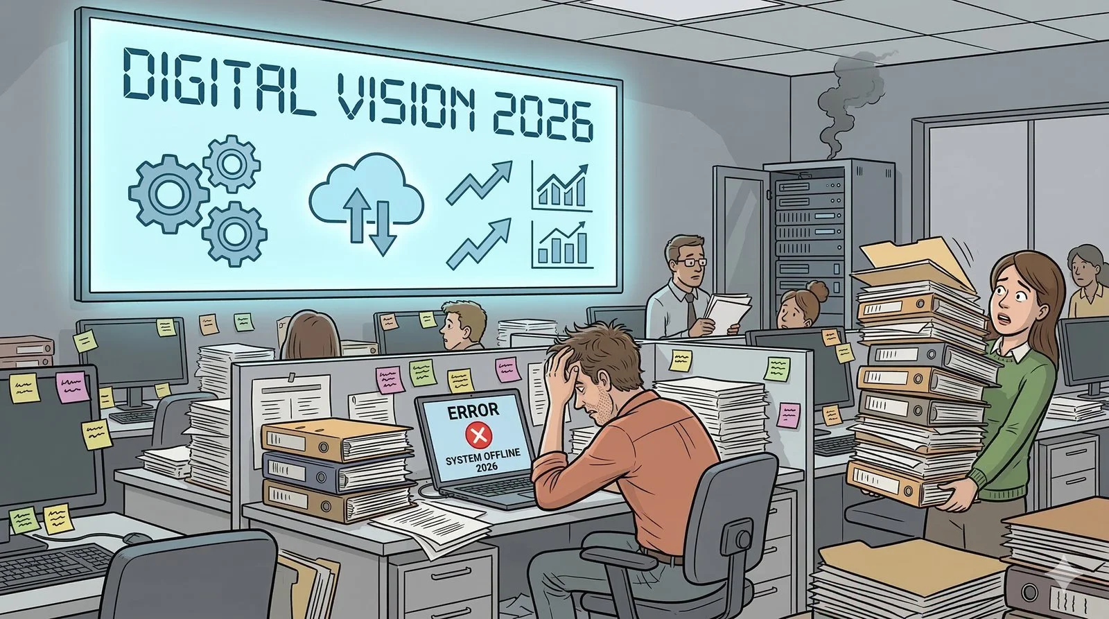 Warum wirksame Digitalisierung oft an schlechten Prozessen und chaotischer Zusammenarbeit scheitert