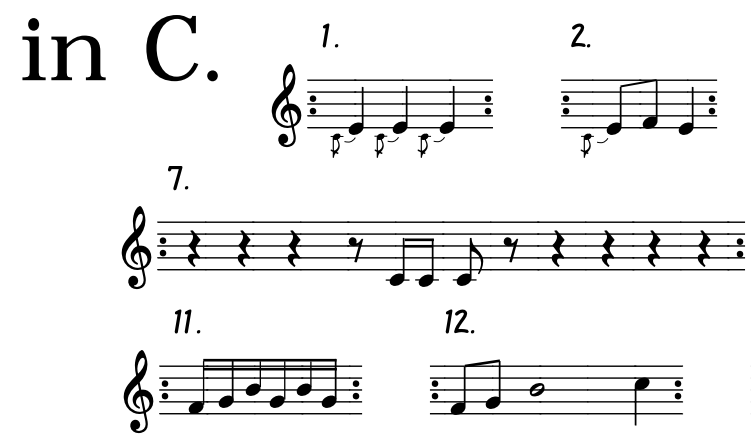 Forward Motion presents IN C by Terry Riley 