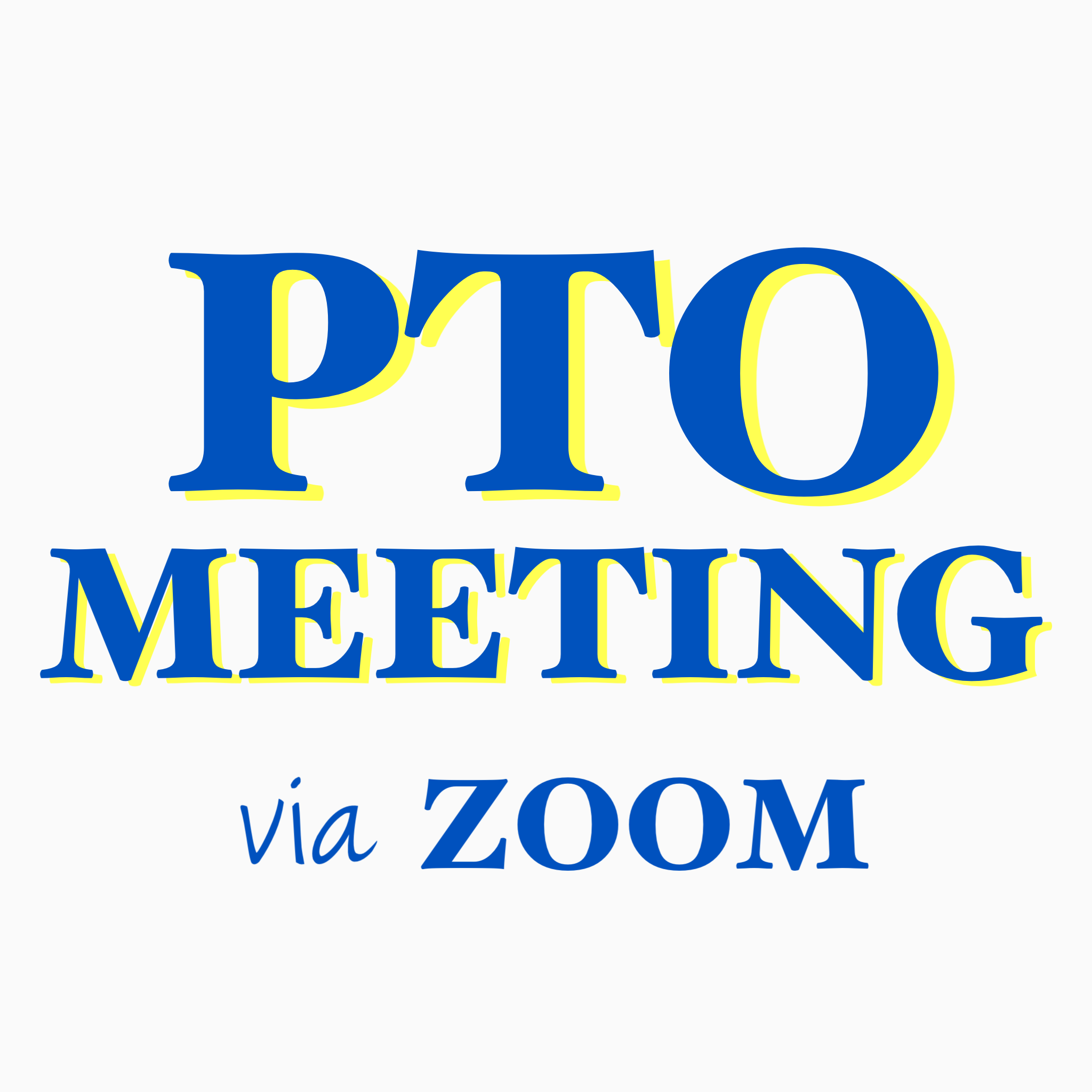 Vinal PTO ZOOM Meeting
