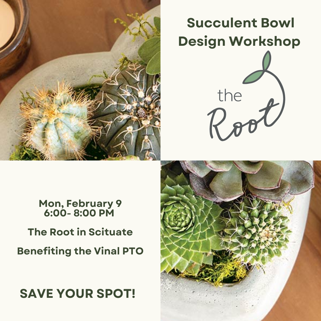 Heart-Shaped Succulent Bowl Workshop!