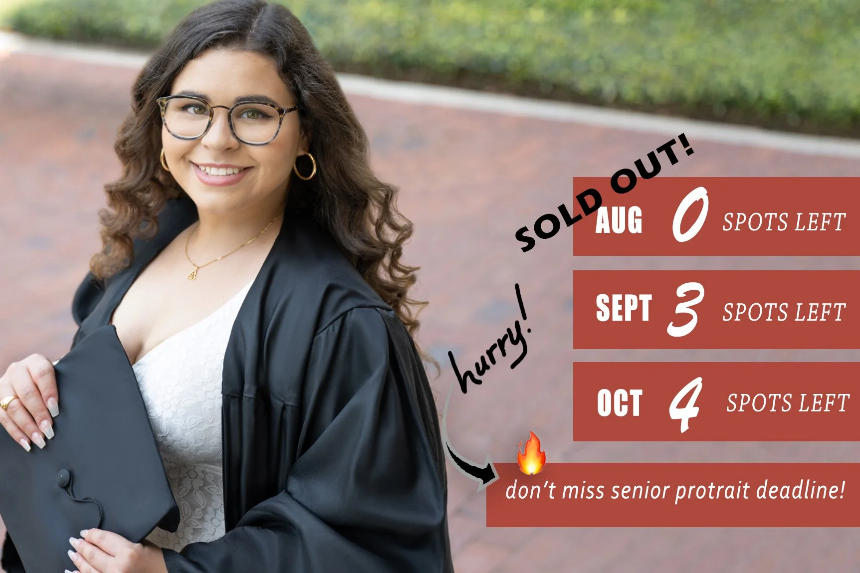 😎Incoming Seniors: Schedule your Photoshoot 📸