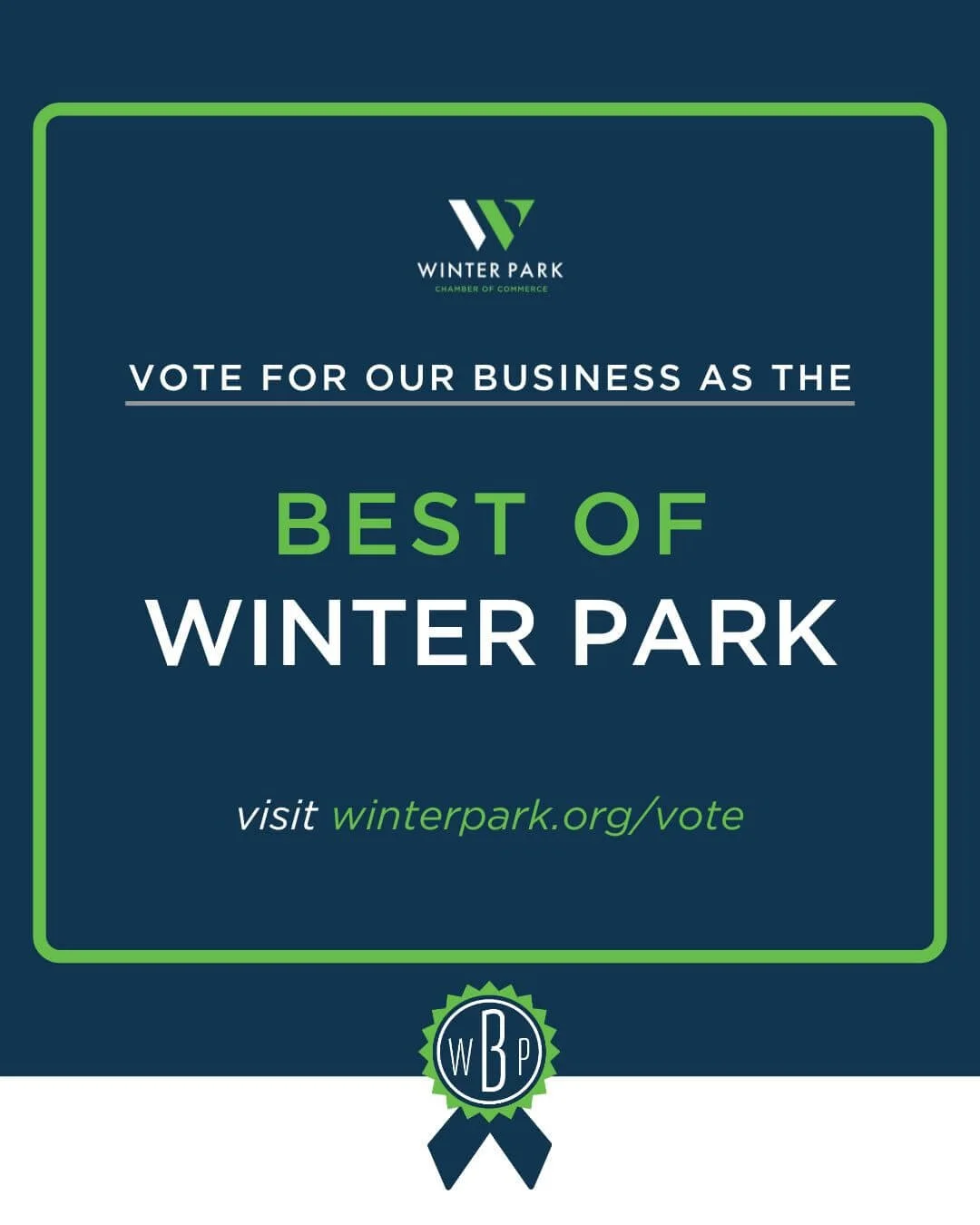 ✨Voting is officially OPEN! 🎉
The 2025 Best of Winter Park is here, and we need your help to bring it home 🏆💛

👉 www.winterpark.org/vote Link In BIO
📅 You can vote once a day, every day until Oct. 17.

It only takes 60 seconds ⏱ &mdash; do you h