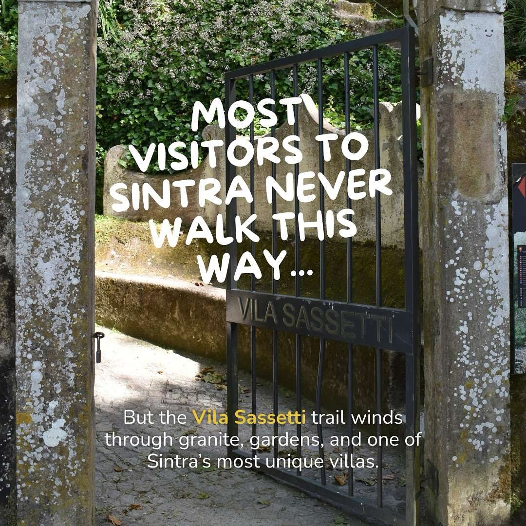 While most visitors ride down to the old town after visiting Sintra&rsquo;s castles, I followed the Vila Sassetti trail, a stunning path that few people find.

Shaded trails, moss-covered boulders, and a Tuscan-style villa, surrounded by spontaneous 