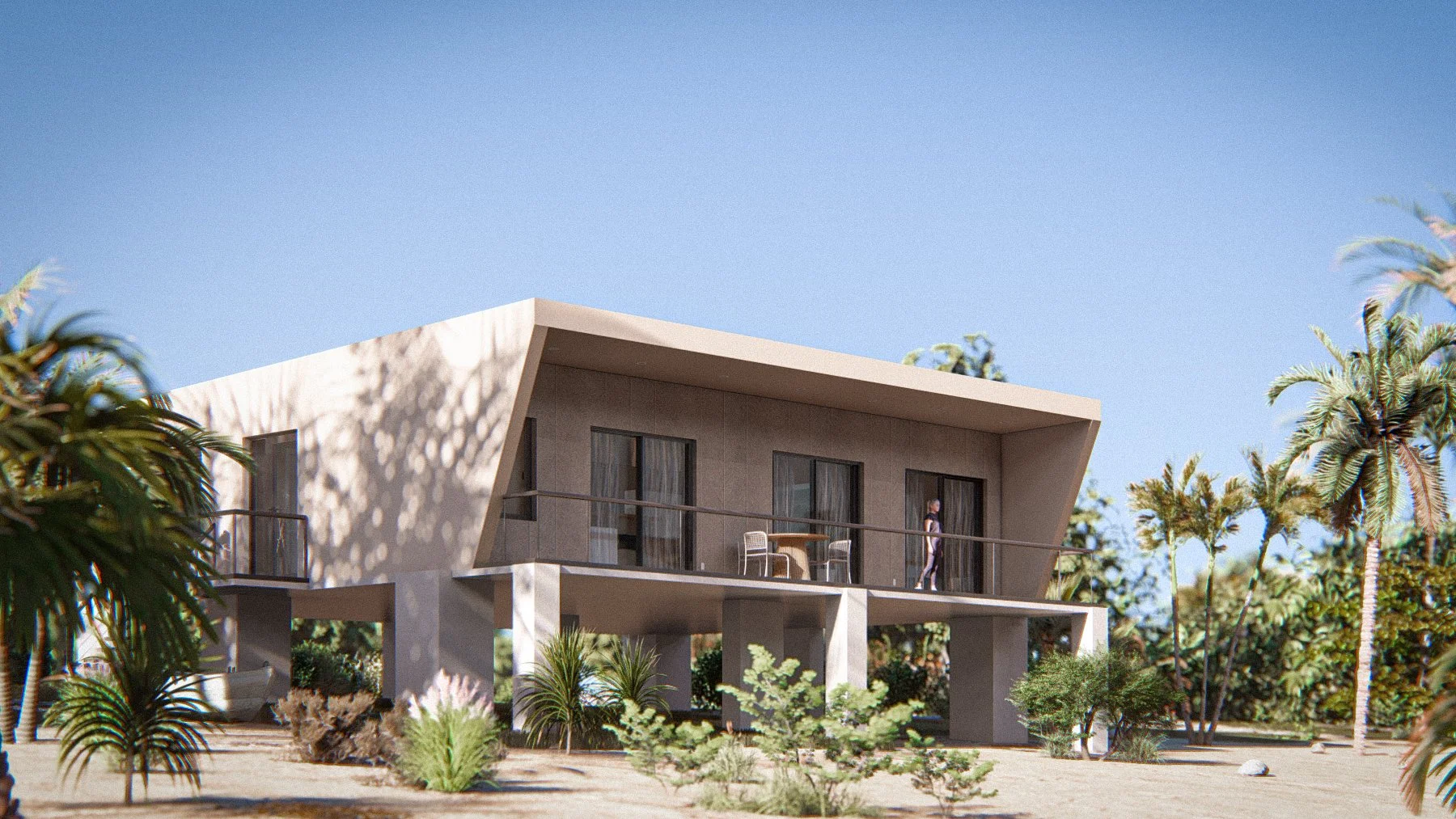 Bauhu angel, modular hurricane proof home
