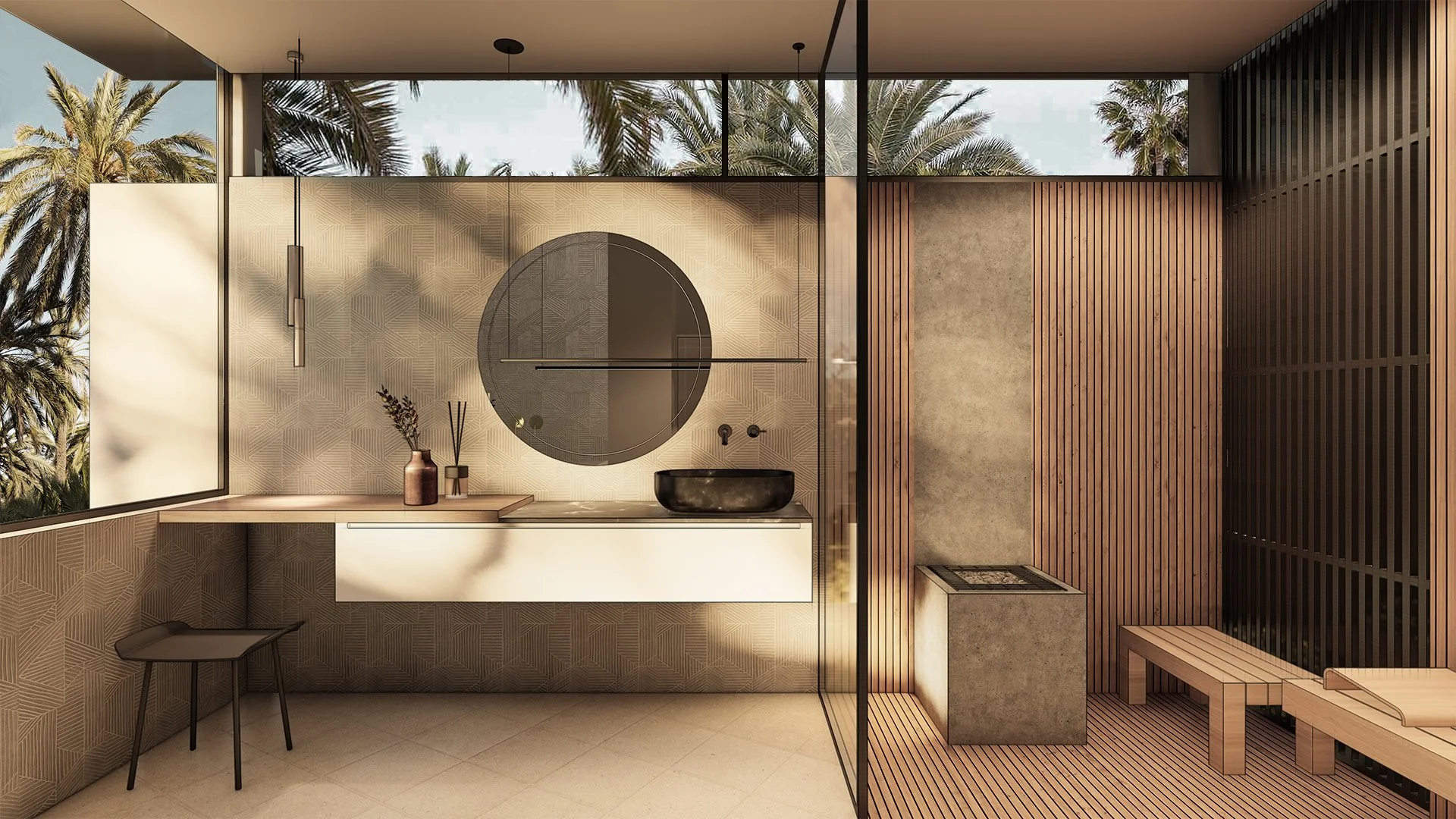 The ultimate modular home gym and spa from Bauhu