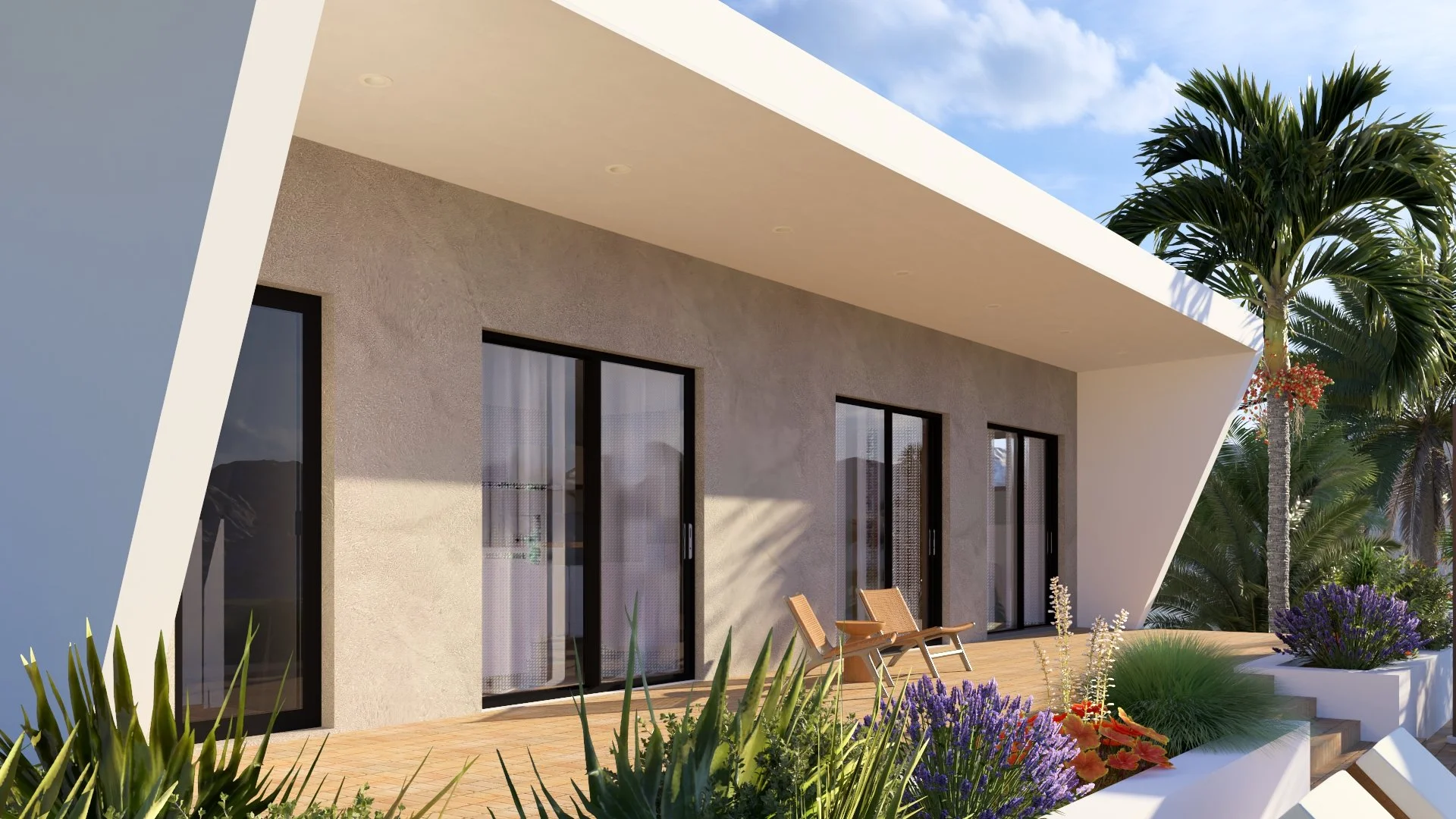 Luxury modular villa by bauhu